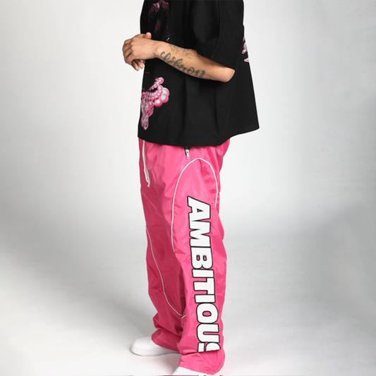 (FLAMINGO PINK) NYLON PANTS