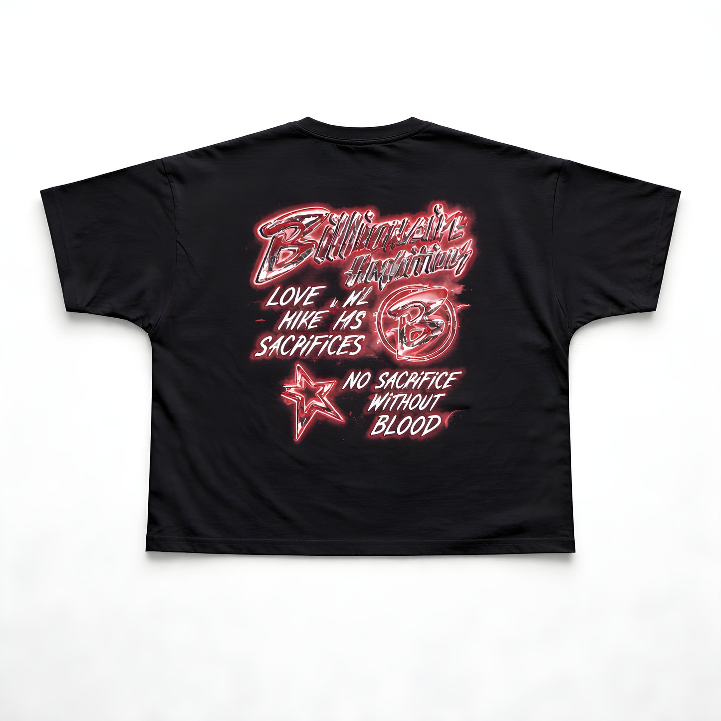 QUEEN AMBITIOUS (RED) BOX FIT T-SHIRT