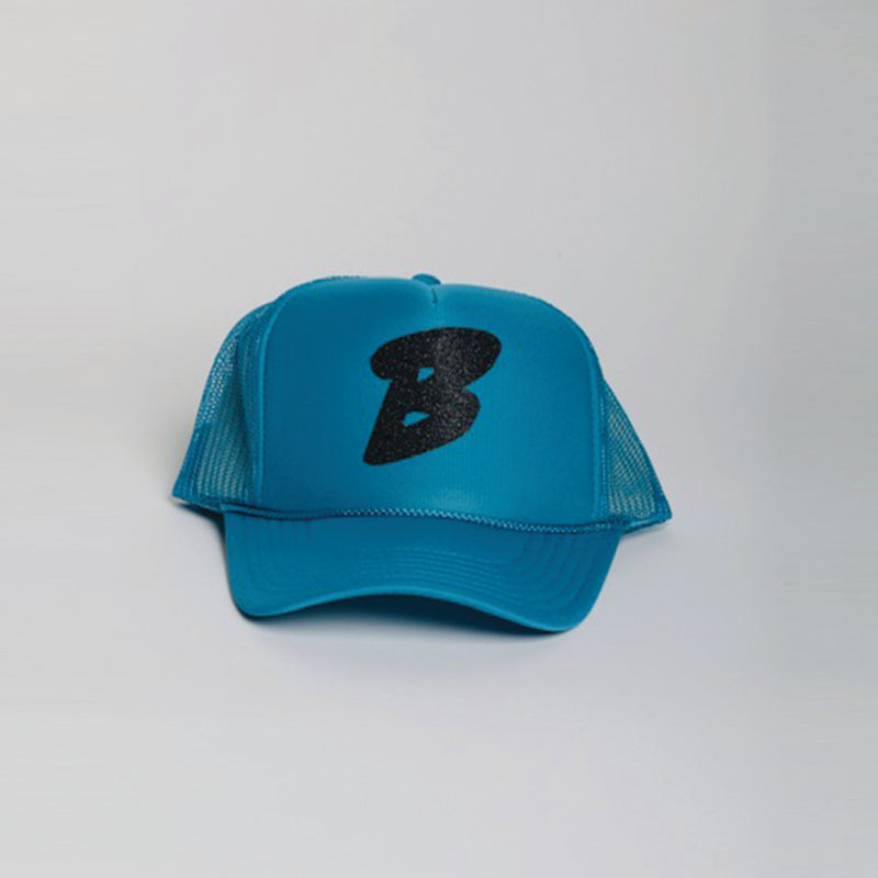 Embroidery Teal Big Billionaire Trucker