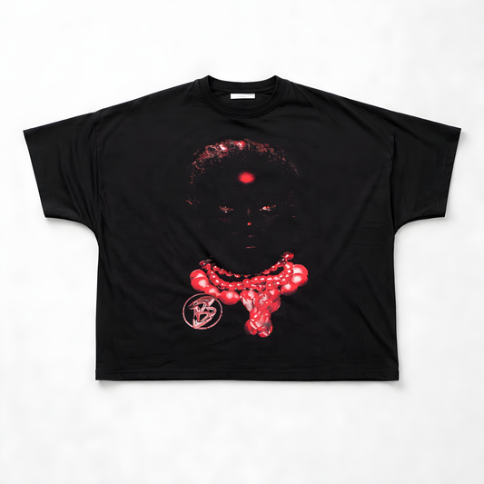 QUEEN AMBITIOUS (RED) BOX FIT T-SHIRT