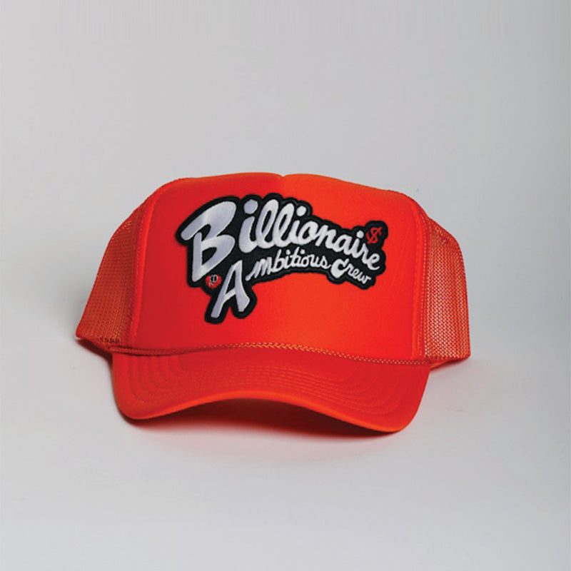 Embroidery Classic Billionaire Orange Trucker