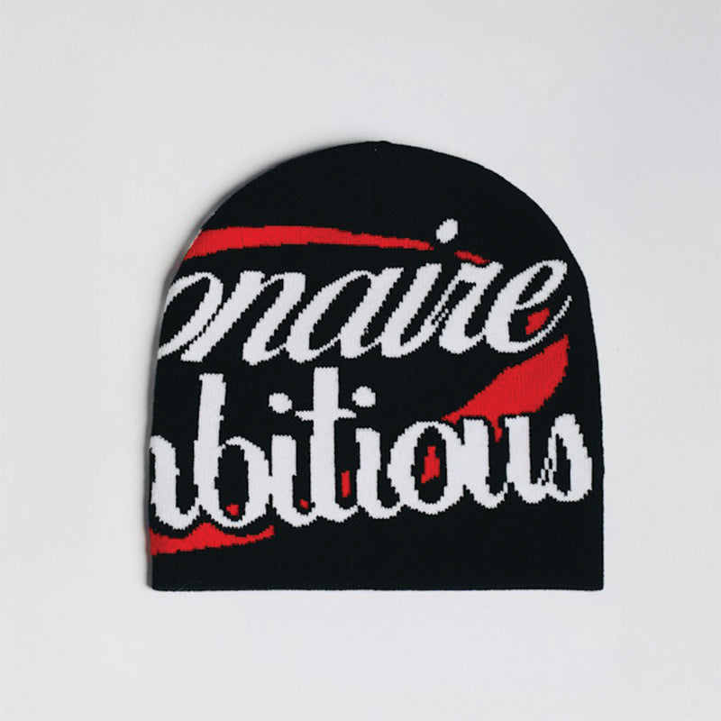 Billi Beanie (Black,red,white)